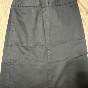Ann Taylor Black Knee-Length Pencil Skirt Work
